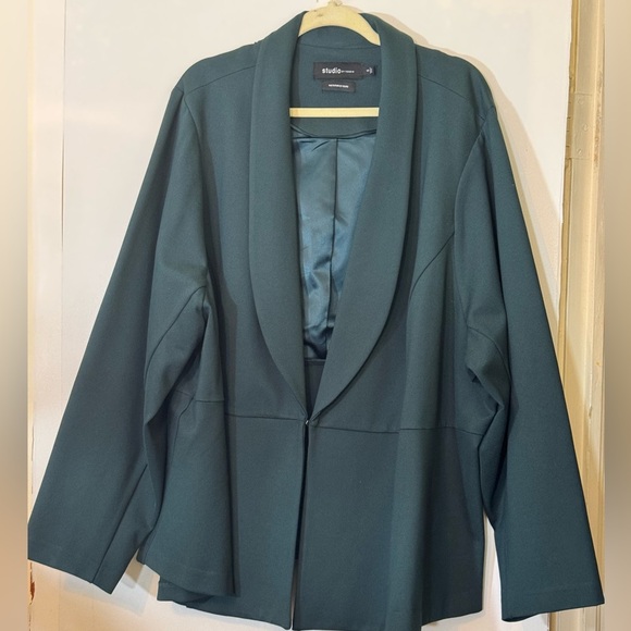 Studio By Torrid Luxe Ponte Peplum Blazer - Picture 5 of 16